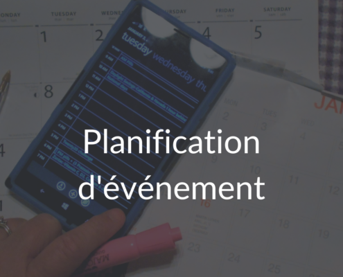 Planification d'événement